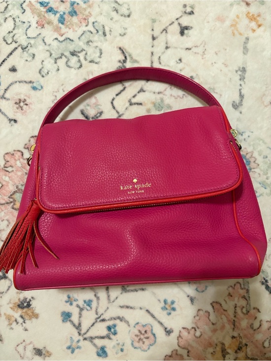 kate spade Handbags - kate spade Hot Pink Pebbled Leather Crossbody with Tassel. Medium size